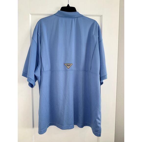 Columbia PFG Omni-Shade Polo Short Sleeve Vented in Back Men’s XXL - Picture 6 of 9